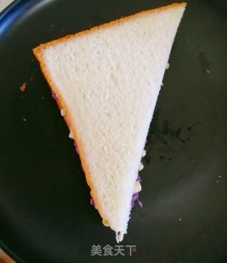 紫薯芝士三明治的做法步骤：4