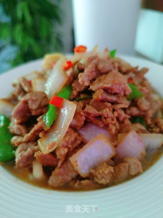 洋葱炒牛肉的做法步骤：9
