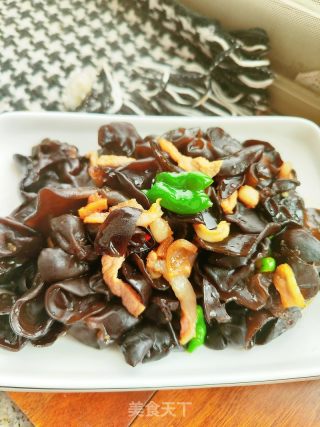 木耳炒肉的做法步骤：13