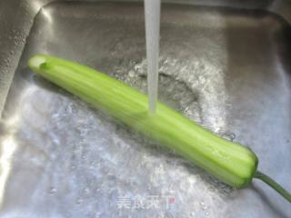 咸菜夜开花炒魔芋结的做法步骤：2