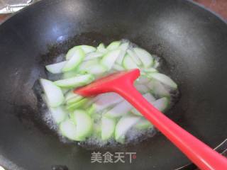咸菜夜开花炒魔芋结的做法步骤：8