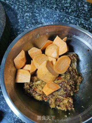 粉蒸羊肉的做法步骤：17