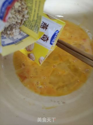 萝卜鸡蛋饼的做法步骤：2