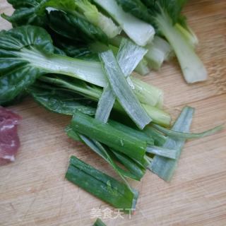 梅花肉炒鹿茸菇的做法步骤：6