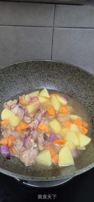 咖喱焖鸡腿的做法步骤：8