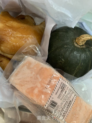 貝貝南瓜焗飯的做法步骤：1