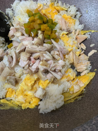 貝貝南瓜焗飯的做法步骤：9