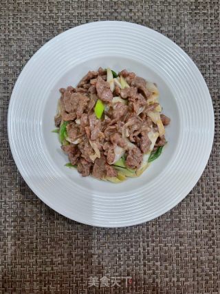 大葱炒牛肉的做法