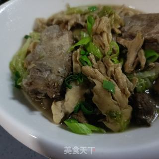 猪肉白菜炖灰树花的做法步骤：14