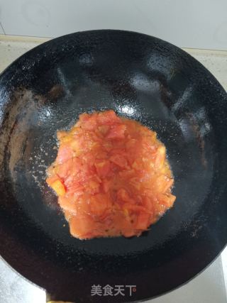 西红柿鸡蛋烩饼的做法步骤：5