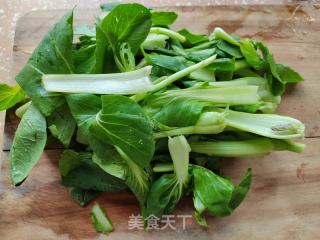 青菜炒豆皮的做法步骤：3