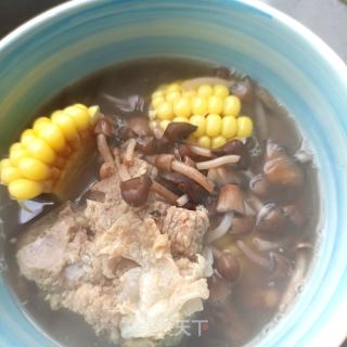 小鸡枞菌龙骨汤的做法步骤：14