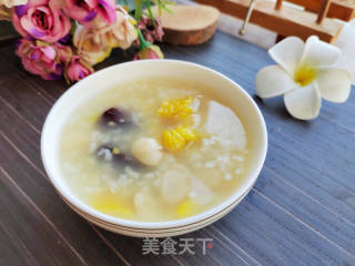 板栗扁豆红枣粥的做法步骤：3