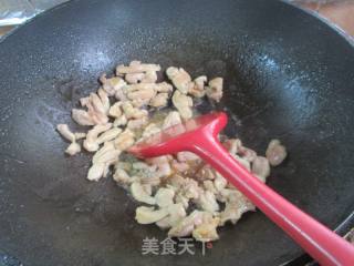 咸菜鸡腿肉炒香干的做法步骤：8