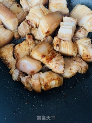 红糖红烧肉的做法步骤：3