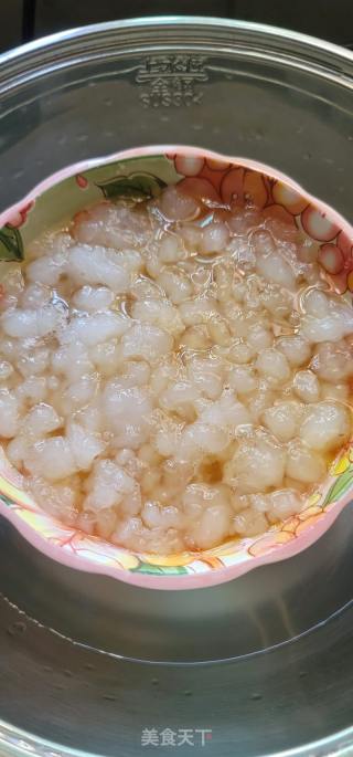 牛奶冰糖炖雪蛤的做法步骤：4