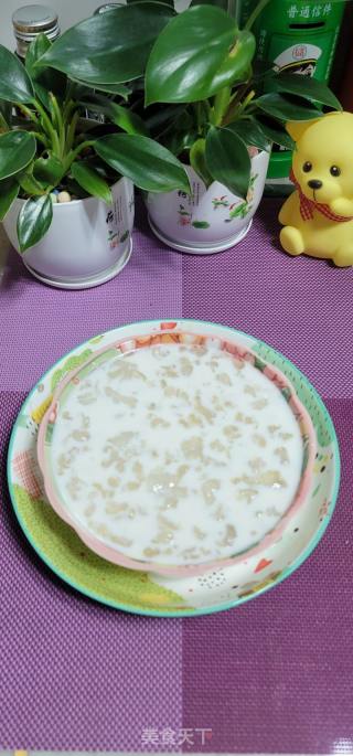 牛奶冰糖炖雪蛤的做法步骤：7