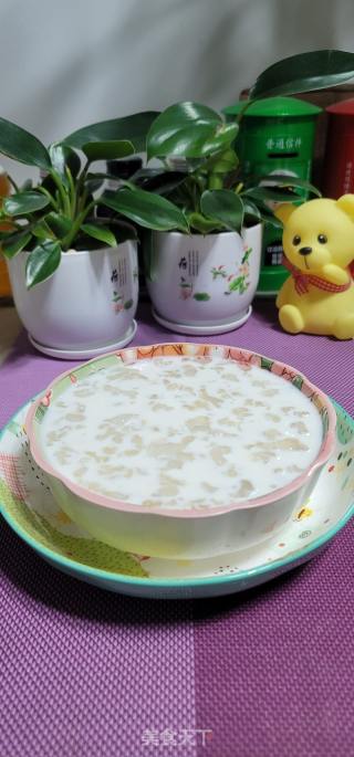 牛奶冰糖炖雪蛤的做法步骤：8