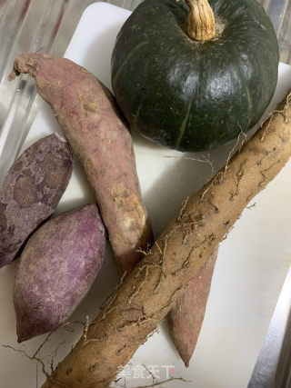三色粗糧饅頭的做法步骤：1
