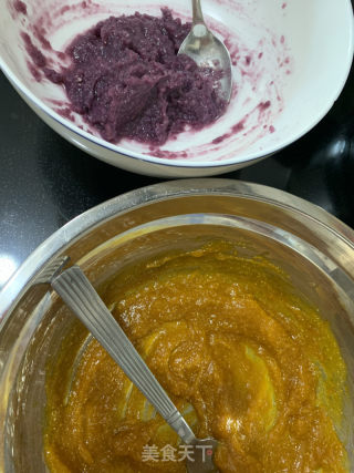 三色粗糧饅頭的做法步骤：3