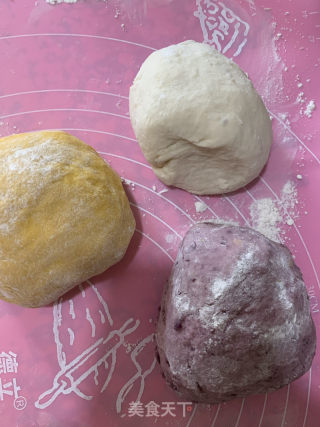 三色粗糧饅頭的做法步骤：7