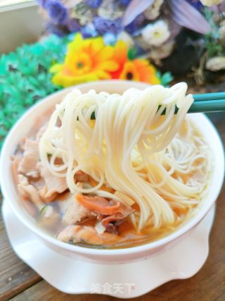 墨泡肉笋干面的做法步骤：16