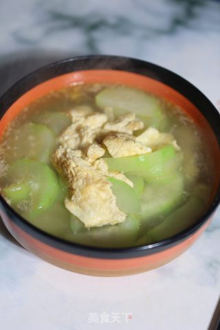 夜开花丝瓜汤的做法步骤：9
