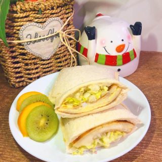 方便早餐鸡蛋三明治的做法步骤：13
