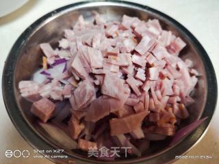日式咖喱面包的做法步骤：2