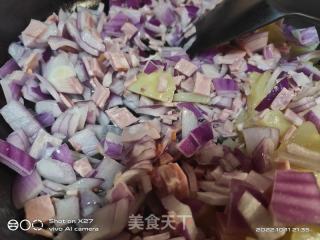 日式咖喱面包的做法步骤：3