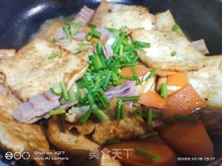 培根烧豆腐的做法步骤：7