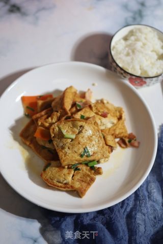 培根烧豆腐的做法步骤：9