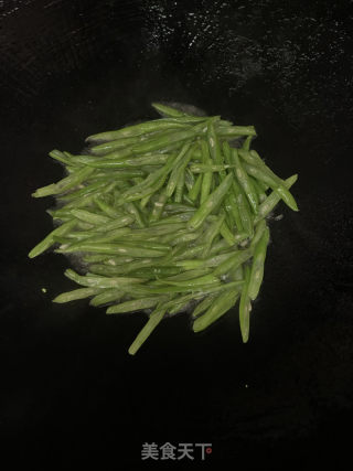 四季豆炒牛肉的做法步骤：7