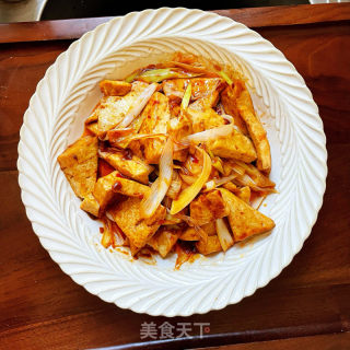 大葱烧豆腐的做法步骤：11