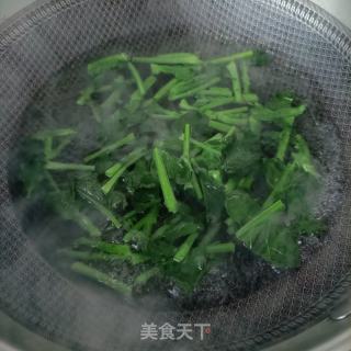 午餐肉拌西兰花侧芽的做法步骤：10