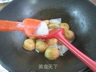油面筋炒萝卜的做法步骤：9