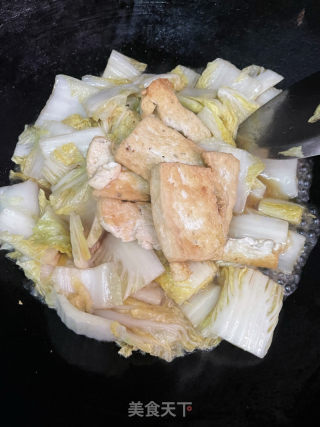 白菜炖豆腐的做法步骤：8