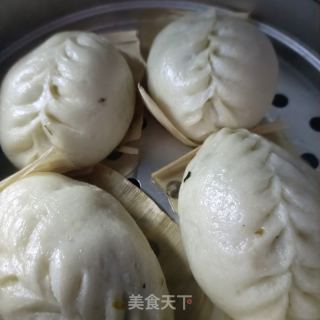 木耳西兰花侧芽包的做法步骤：24