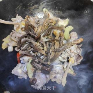 鹿茸菇焖鸭的做法步骤：9