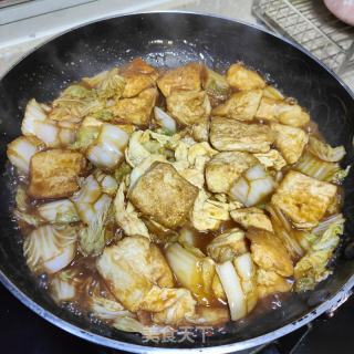 白菜烧豆腐的做法步骤：14