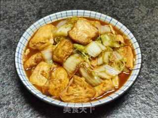 白菜烧豆腐的做法步骤：15