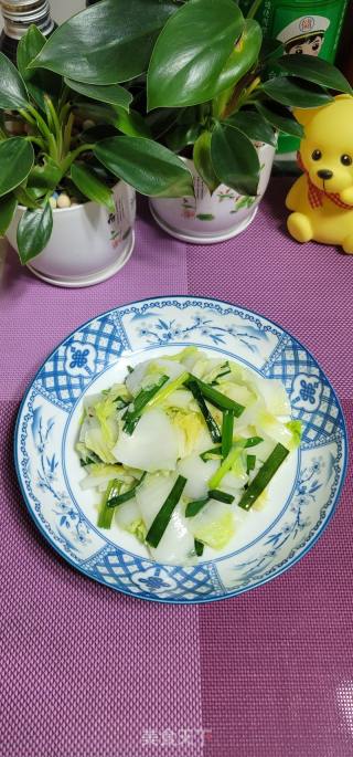 清炒黄芽白的做法步骤：8