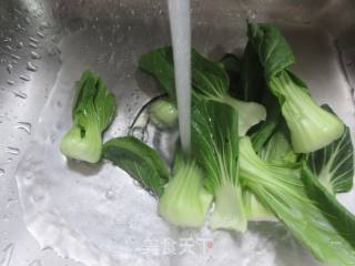 蛋饺青菜荞麦面的做法步骤：2