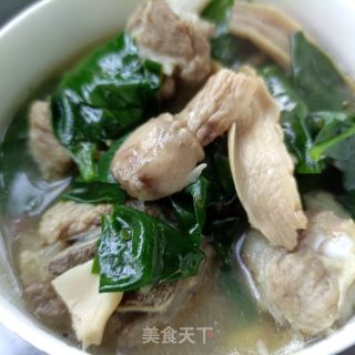 土人参鸡腿菇炖排骨的做法步骤：18