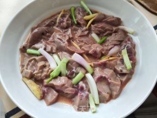 黑椒蒸腰花的做法步骤：5