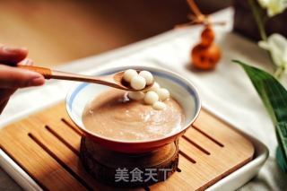 菊花酒香栗子羹的做法步骤：4