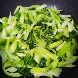 清炒芥菜的做法步骤：5