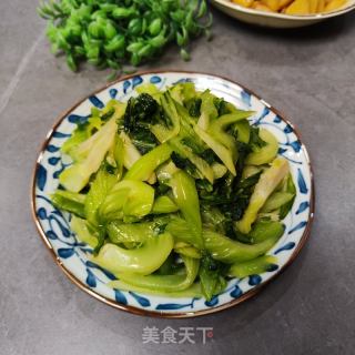 清炒芥菜的做法步骤：6