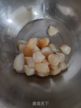九层塔虾干炒饭的做法步骤：4