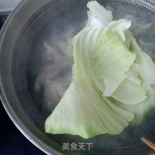 莲花白拌海参的做法步骤：3